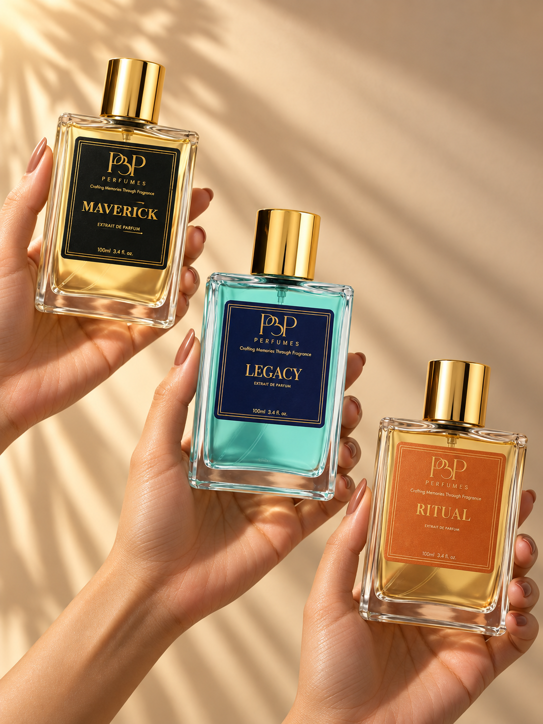 Trio Experience - Maverick, Legacy & Ritual | 3 x 100 ML Extrait De Parfum