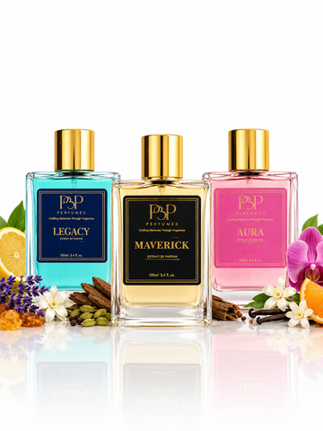 Trio Experience - Maverick, Legacy & Aura | 3 x 100 ML Extrait De Parfum