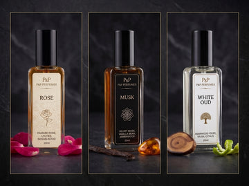 The Discovery Trio | Extrait de Parfum Gift Set | Rose, Musk & White Oud | 3 x 20ml