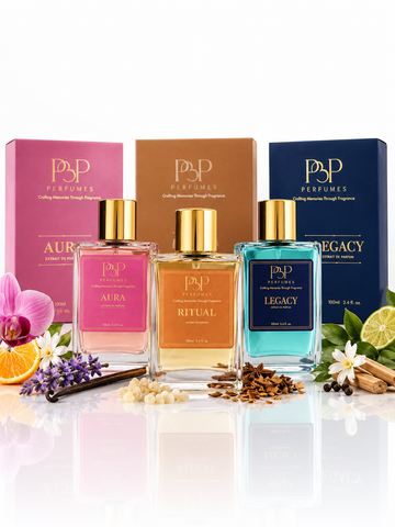 Trio Experience - Legacy, Aura & Ritual | 3 x 100 ML Extrait De Parfum